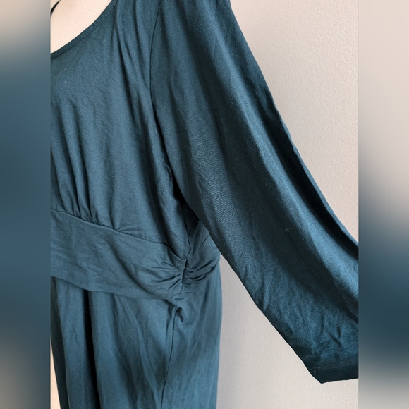 NWT Sz 14 Seraphine Emerald Jersey Maternity Nursing Dress - Picture 8 of 16